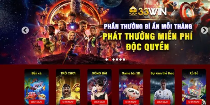 33Win - Cổng game uy tín số 1