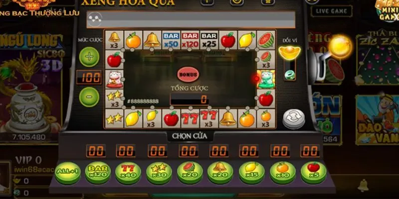 Một số bước hướng dẫn cụ thể về cách chơi xèng hoa quả