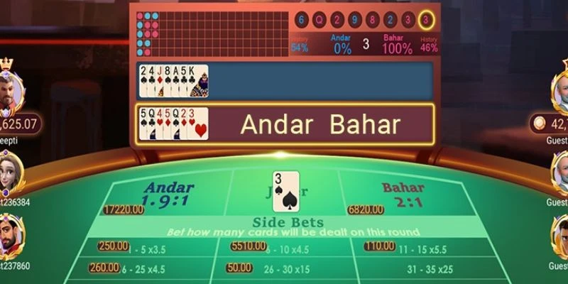 Mẹo chơi Andar Bahar dễ thắng